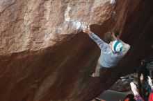 Bouldering in Hueco Tanks on 11/30/2019 with Blue Lizard Climbing and Yoga

Filename: SRM_20191130_1115520.jpg
Aperture: f/4.5
Shutter Speed: 1/250
Body: Canon EOS-1D Mark II
Lens: Canon EF 50mm f/1.8 II