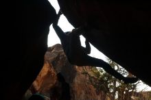 Bouldering in Hueco Tanks on 11/30/2019 with Blue Lizard Climbing and Yoga

Filename: SRM_20191130_1126400.jpg
Aperture: f/14.0
Shutter Speed: 1/250
Body: Canon EOS-1D Mark II
Lens: Canon EF 50mm f/1.8 II