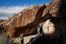 Bouldering in Hueco Tanks on 11/30/2019 with Blue Lizard Climbing and Yoga

Filename: SRM_20191130_1138560.jpg
Aperture: f/8.0
Shutter Speed: 1/320
Body: Canon EOS-1D Mark II
Lens: Canon EF 16-35mm f/2.8 L