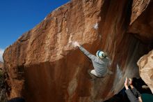 Bouldering in Hueco Tanks on 11/30/2019 with Blue Lizard Climbing and Yoga

Filename: SRM_20191130_1202460.jpg
Aperture: f/7.1
Shutter Speed: 1/250
Body: Canon EOS-1D Mark II
Lens: Canon EF 16-35mm f/2.8 L