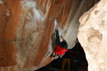 Bouldering in Hueco Tanks on 11/30/2019 with Blue Lizard Climbing and Yoga

Filename: SRM_20191130_1207280.jpg
Aperture: f/7.1
Shutter Speed: 1/250
Body: Canon EOS-1D Mark II
Lens: Canon EF 16-35mm f/2.8 L