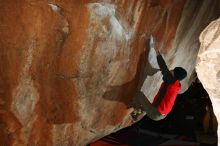 Bouldering in Hueco Tanks on 11/30/2019 with Blue Lizard Climbing and Yoga

Filename: SRM_20191130_1207360.jpg
Aperture: f/7.1
Shutter Speed: 1/250
Body: Canon EOS-1D Mark II
Lens: Canon EF 16-35mm f/2.8 L