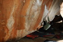 Bouldering in Hueco Tanks on 11/30/2019 with Blue Lizard Climbing and Yoga

Filename: SRM_20191130_1214170.jpg
Aperture: f/8.0
Shutter Speed: 1/250
Body: Canon EOS-1D Mark II
Lens: Canon EF 16-35mm f/2.8 L