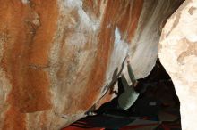 Bouldering in Hueco Tanks on 11/30/2019 with Blue Lizard Climbing and Yoga

Filename: SRM_20191130_1219440.jpg
Aperture: f/8.0
Shutter Speed: 1/250
Body: Canon EOS-1D Mark II
Lens: Canon EF 16-35mm f/2.8 L