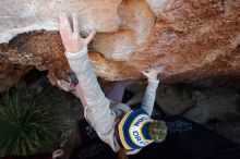 Bouldering in Hueco Tanks on 11/30/2019 with Blue Lizard Climbing and Yoga

Filename: SRM_20191130_1256130.jpg
Aperture: f/5.6
Shutter Speed: 1/250
Body: Canon EOS-1D Mark II
Lens: Canon EF 16-35mm f/2.8 L