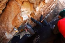 Bouldering in Hueco Tanks on 11/30/2019 with Blue Lizard Climbing and Yoga

Filename: SRM_20191130_1318090.jpg
Aperture: f/3.5
Shutter Speed: 1/250
Body: Canon EOS-1D Mark II
Lens: Canon EF 16-35mm f/2.8 L