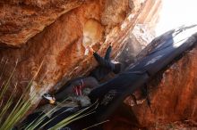 Bouldering in Hueco Tanks on 11/30/2019 with Blue Lizard Climbing and Yoga

Filename: SRM_20191130_1321130.jpg
Aperture: f/4.5
Shutter Speed: 1/250
Body: Canon EOS-1D Mark II
Lens: Canon EF 16-35mm f/2.8 L