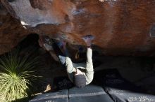 Bouldering in Hueco Tanks on 11/30/2019 with Blue Lizard Climbing and Yoga

Filename: SRM_20191130_1339290.jpg
Aperture: f/9.0
Shutter Speed: 1/250
Body: Canon EOS-1D Mark II
Lens: Canon EF 16-35mm f/2.8 L