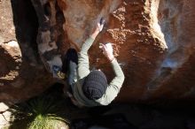 Bouldering in Hueco Tanks on 11/30/2019 with Blue Lizard Climbing and Yoga

Filename: SRM_20191130_1339410.jpg
Aperture: f/11.0
Shutter Speed: 1/250
Body: Canon EOS-1D Mark II
Lens: Canon EF 16-35mm f/2.8 L