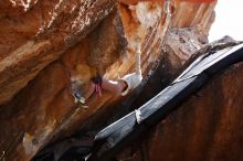 Bouldering in Hueco Tanks on 11/30/2019 with Blue Lizard Climbing and Yoga

Filename: SRM_20191130_1347430.jpg
Aperture: f/6.3
Shutter Speed: 1/250
Body: Canon EOS-1D Mark II
Lens: Canon EF 16-35mm f/2.8 L