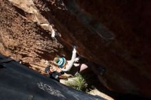 Bouldering in Hueco Tanks on 11/30/2019 with Blue Lizard Climbing and Yoga

Filename: SRM_20191130_1400540.jpg
Aperture: f/8.0
Shutter Speed: 1/320
Body: Canon EOS-1D Mark II
Lens: Canon EF 16-35mm f/2.8 L