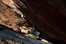 Bouldering in Hueco Tanks on 11/30/2019 with Blue Lizard Climbing and Yoga

Filename: SRM_20191130_1406070.jpg
Aperture: f/8.0
Shutter Speed: 1/320
Body: Canon EOS-1D Mark II
Lens: Canon EF 16-35mm f/2.8 L