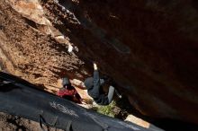 Bouldering in Hueco Tanks on 11/30/2019 with Blue Lizard Climbing and Yoga

Filename: SRM_20191130_1407110.jpg
Aperture: f/8.0
Shutter Speed: 1/320
Body: Canon EOS-1D Mark II
Lens: Canon EF 16-35mm f/2.8 L