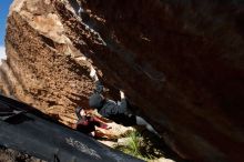 Bouldering in Hueco Tanks on 11/30/2019 with Blue Lizard Climbing and Yoga

Filename: SRM_20191130_1407240.jpg
Aperture: f/8.0
Shutter Speed: 1/320
Body: Canon EOS-1D Mark II
Lens: Canon EF 16-35mm f/2.8 L