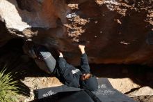 Bouldering in Hueco Tanks on 11/30/2019 with Blue Lizard Climbing and Yoga

Filename: SRM_20191130_1413180.jpg
Aperture: f/8.0
Shutter Speed: 1/320
Body: Canon EOS-1D Mark II
Lens: Canon EF 16-35mm f/2.8 L