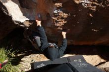 Bouldering in Hueco Tanks on 11/30/2019 with Blue Lizard Climbing and Yoga

Filename: SRM_20191130_1413261.jpg
Aperture: f/8.0
Shutter Speed: 1/320
Body: Canon EOS-1D Mark II
Lens: Canon EF 16-35mm f/2.8 L