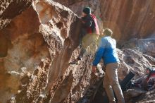 Bouldering in Hueco Tanks on 11/30/2019 with Blue Lizard Climbing and Yoga

Filename: SRM_20191130_1421510.jpg
Aperture: f/8.0
Shutter Speed: 1/320
Body: Canon EOS-1D Mark II
Lens: Canon EF 16-35mm f/2.8 L