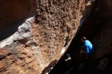 Bouldering in Hueco Tanks on 11/30/2019 with Blue Lizard Climbing and Yoga

Filename: SRM_20191130_1432520.jpg
Aperture: f/8.0
Shutter Speed: 1/320
Body: Canon EOS-1D Mark II
Lens: Canon EF 16-35mm f/2.8 L