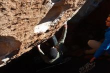 Bouldering in Hueco Tanks on 11/30/2019 with Blue Lizard Climbing and Yoga

Filename: SRM_20191130_1434000.jpg
Aperture: f/8.0
Shutter Speed: 1/250
Body: Canon EOS-1D Mark II
Lens: Canon EF 16-35mm f/2.8 L