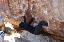 Bouldering in Hueco Tanks on 11/30/2019 with Blue Lizard Climbing and Yoga

Filename: SRM_20191130_1512580.jpg
Aperture: f/3.5
Shutter Speed: 1/320
Body: Canon EOS-1D Mark II
Lens: Canon EF 50mm f/1.8 II