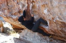 Bouldering in Hueco Tanks on 11/30/2019 with Blue Lizard Climbing and Yoga

Filename: SRM_20191130_1513050.jpg
Aperture: f/3.5
Shutter Speed: 1/320
Body: Canon EOS-1D Mark II
Lens: Canon EF 50mm f/1.8 II