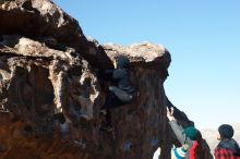 Bouldering in Hueco Tanks on 11/30/2019 with Blue Lizard Climbing and Yoga

Filename: SRM_20191130_1513310.jpg
Aperture: f/8.0
Shutter Speed: 1/320
Body: Canon EOS-1D Mark II
Lens: Canon EF 50mm f/1.8 II