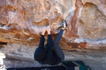 Bouldering in Hueco Tanks on 11/30/2019 with Blue Lizard Climbing and Yoga

Filename: SRM_20191130_1537010.jpg
Aperture: f/5.0
Shutter Speed: 1/250
Body: Canon EOS-1D Mark II
Lens: Canon EF 16-35mm f/2.8 L