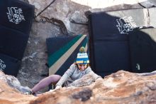 Bouldering in Hueco Tanks on 11/30/2019 with Blue Lizard Climbing and Yoga

Filename: SRM_20191130_1541030.jpg
Aperture: f/4.0
Shutter Speed: 1/250
Body: Canon EOS-1D Mark II
Lens: Canon EF 16-35mm f/2.8 L