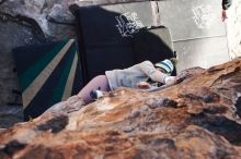 Bouldering in Hueco Tanks on 11/30/2019 with Blue Lizard Climbing and Yoga

Filename: SRM_20191130_1541210.jpg
Aperture: f/5.0
Shutter Speed: 1/250
Body: Canon EOS-1D Mark II
Lens: Canon EF 16-35mm f/2.8 L