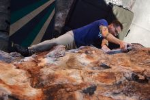 Bouldering in Hueco Tanks on 11/30/2019 with Blue Lizard Climbing and Yoga

Filename: SRM_20191130_1544410.jpg
Aperture: f/5.0
Shutter Speed: 1/250
Body: Canon EOS-1D Mark II
Lens: Canon EF 16-35mm f/2.8 L