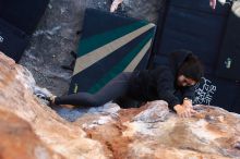 Bouldering in Hueco Tanks on 11/30/2019 with Blue Lizard Climbing and Yoga

Filename: SRM_20191130_1547540.jpg
Aperture: f/4.0
Shutter Speed: 1/250
Body: Canon EOS-1D Mark II
Lens: Canon EF 16-35mm f/2.8 L