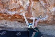 Bouldering in Hueco Tanks on 11/30/2019 with Blue Lizard Climbing and Yoga

Filename: SRM_20191130_1555380.jpg
Aperture: f/4.5
Shutter Speed: 1/250
Body: Canon EOS-1D Mark II
Lens: Canon EF 16-35mm f/2.8 L