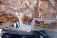 Bouldering in Hueco Tanks on 11/30/2019 with Blue Lizard Climbing and Yoga

Filename: SRM_20191130_1555490.jpg
Aperture: f/5.0
Shutter Speed: 1/250
Body: Canon EOS-1D Mark II
Lens: Canon EF 16-35mm f/2.8 L