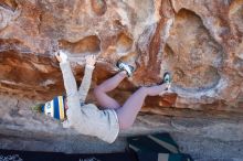 Bouldering in Hueco Tanks on 11/30/2019 with Blue Lizard Climbing and Yoga

Filename: SRM_20191130_1555520.jpg
Aperture: f/5.0
Shutter Speed: 1/250
Body: Canon EOS-1D Mark II
Lens: Canon EF 16-35mm f/2.8 L