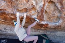 Bouldering in Hueco Tanks on 11/30/2019 with Blue Lizard Climbing and Yoga

Filename: SRM_20191130_1555550.jpg
Aperture: f/4.5
Shutter Speed: 1/250
Body: Canon EOS-1D Mark II
Lens: Canon EF 16-35mm f/2.8 L