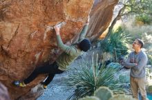 Bouldering in Hueco Tanks on 11/30/2019 with Blue Lizard Climbing and Yoga

Filename: SRM_20191130_1634230.jpg
Aperture: f/3.5
Shutter Speed: 1/250
Body: Canon EOS-1D Mark II
Lens: Canon EF 50mm f/1.8 II