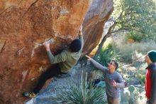 Bouldering in Hueco Tanks on 11/30/2019 with Blue Lizard Climbing and Yoga

Filename: SRM_20191130_1634310.jpg
Aperture: f/3.5
Shutter Speed: 1/250
Body: Canon EOS-1D Mark II
Lens: Canon EF 50mm f/1.8 II