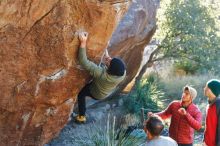 Bouldering in Hueco Tanks on 11/30/2019 with Blue Lizard Climbing and Yoga

Filename: SRM_20191130_1640391.jpg
Aperture: f/3.5
Shutter Speed: 1/250
Body: Canon EOS-1D Mark II
Lens: Canon EF 50mm f/1.8 II