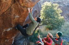 Bouldering in Hueco Tanks on 11/30/2019 with Blue Lizard Climbing and Yoga

Filename: SRM_20191130_1640520.jpg
Aperture: f/4.5
Shutter Speed: 1/250
Body: Canon EOS-1D Mark II
Lens: Canon EF 50mm f/1.8 II