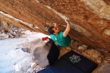 Bouldering in Hueco Tanks on 11/30/2019 with Blue Lizard Climbing and Yoga

Filename: SRM_20191130_1723230.jpg
Aperture: f/4.0
Shutter Speed: 1/250
Body: Canon EOS-1D Mark II
Lens: Canon EF 16-35mm f/2.8 L