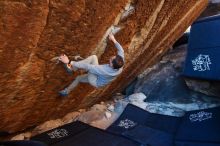 Bouldering in Hueco Tanks on 11/30/2019 with Blue Lizard Climbing and Yoga

Filename: SRM_20191130_1731240.jpg
Aperture: f/4.5
Shutter Speed: 1/250
Body: Canon EOS-1D Mark II
Lens: Canon EF 16-35mm f/2.8 L