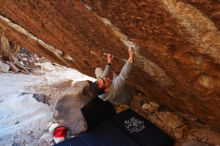 Bouldering in Hueco Tanks on 11/30/2019 with Blue Lizard Climbing and Yoga

Filename: SRM_20191130_1736520.jpg
Aperture: f/5.0
Shutter Speed: 1/250
Body: Canon EOS-1D Mark II
Lens: Canon EF 16-35mm f/2.8 L