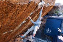 Bouldering in Hueco Tanks on 11/30/2019 with Blue Lizard Climbing and Yoga

Filename: SRM_20191130_1737210.jpg
Aperture: f/4.0
Shutter Speed: 1/250
Body: Canon EOS-1D Mark II
Lens: Canon EF 16-35mm f/2.8 L