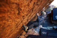 Bouldering in Hueco Tanks on 11/30/2019 with Blue Lizard Climbing and Yoga

Filename: SRM_20191130_1741240.jpg
Aperture: f/3.2
Shutter Speed: 1/250
Body: Canon EOS-1D Mark II
Lens: Canon EF 16-35mm f/2.8 L