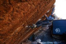 Bouldering in Hueco Tanks on 11/30/2019 with Blue Lizard Climbing and Yoga

Filename: SRM_20191130_1741350.jpg
Aperture: f/4.0
Shutter Speed: 1/250
Body: Canon EOS-1D Mark II
Lens: Canon EF 16-35mm f/2.8 L