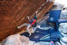 Bouldering in Hueco Tanks on 11/30/2019 with Blue Lizard Climbing and Yoga

Filename: SRM_20191130_1746060.jpg
Aperture: f/3.2
Shutter Speed: 1/250
Body: Canon EOS-1D Mark II
Lens: Canon EF 16-35mm f/2.8 L