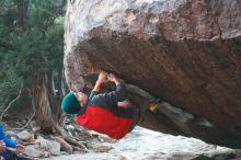 Bouldering in Hueco Tanks on 11/30/2019 with Blue Lizard Climbing and Yoga

Filename: SRM_20191130_1759560.jpg
Aperture: f/2.8
Shutter Speed: 1/250
Body: Canon EOS-1D Mark II
Lens: Canon EF 50mm f/1.8 II