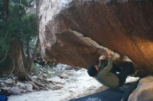 Bouldering in Hueco Tanks on 11/30/2019 with Blue Lizard Climbing and Yoga

Filename: SRM_20191130_1807020.jpg
Aperture: f/2.0
Shutter Speed: 1/250
Body: Canon EOS-1D Mark II
Lens: Canon EF 50mm f/1.8 II