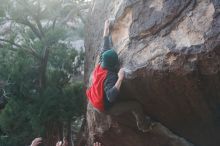 Bouldering in Hueco Tanks on 11/30/2019 with Blue Lizard Climbing and Yoga

Filename: SRM_20191130_1810050.jpg
Aperture: f/2.5
Shutter Speed: 1/250
Body: Canon EOS-1D Mark II
Lens: Canon EF 50mm f/1.8 II