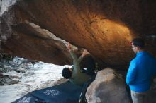 Bouldering in Hueco Tanks on 11/30/2019 with Blue Lizard Climbing and Yoga

Filename: SRM_20191130_1810580.jpg
Aperture: f/1.8
Shutter Speed: 1/200
Body: Canon EOS-1D Mark II
Lens: Canon EF 50mm f/1.8 II